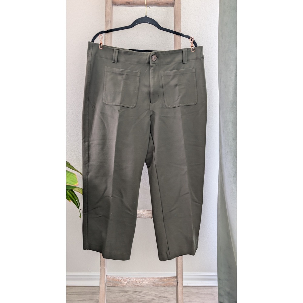 Women's Cropped High-Rise Pants, size 17